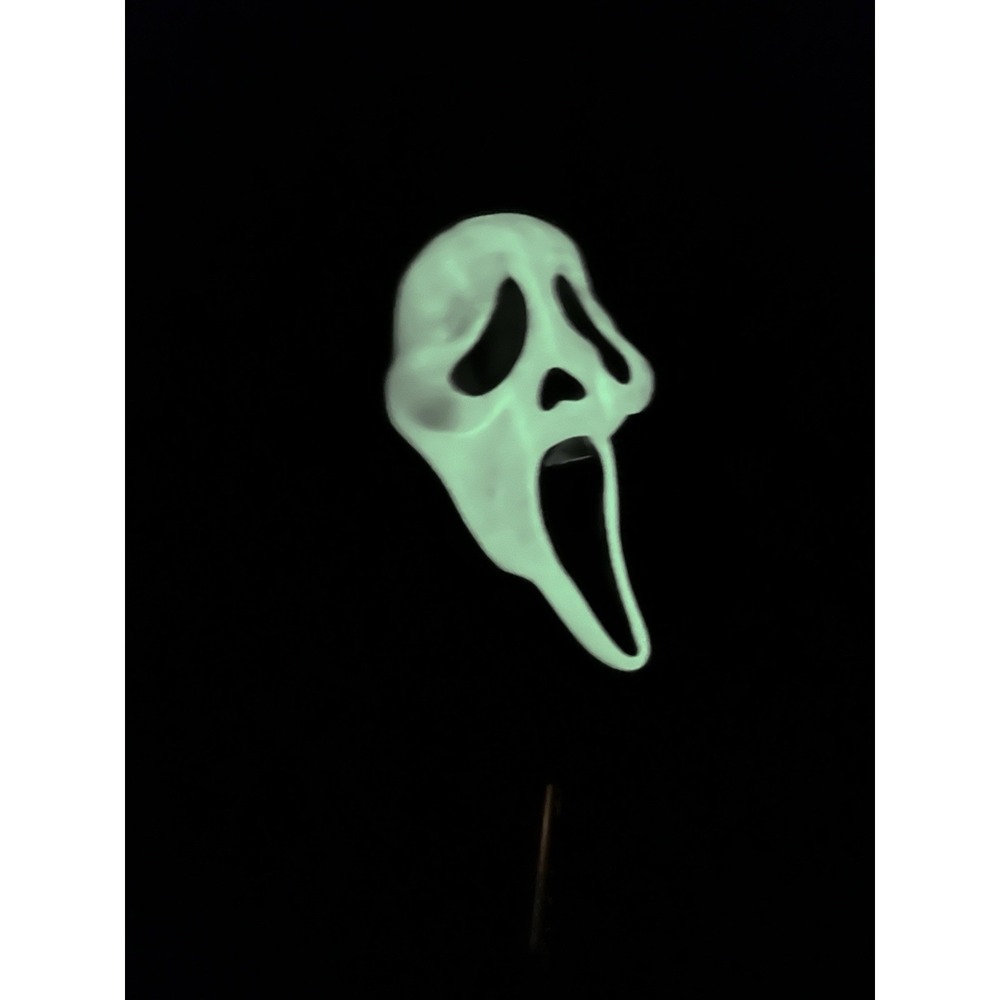 Vintage Ghost Face Scream Mask Easter Unlimited Glow In The Dark Hood